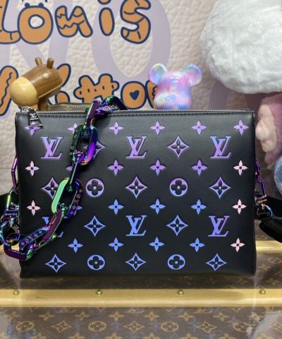 Replica Louis Vuitton Coussin Black Purple - affordable luxury replica bag
