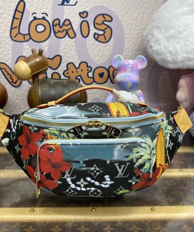 Replica Louis Vuitton Bumbag Rush Flower - top-grade luxury bag dupe