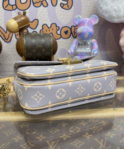 Replica Louis Vuitton Pochette Metis East West Grey
