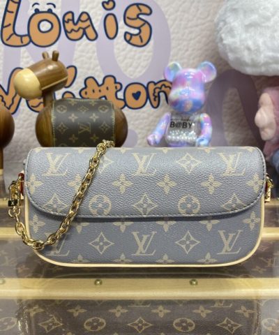 Replica Louis Vuitton Wallet On Chain Ivy Grey