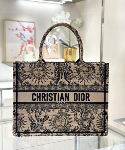 Replica Dior Tote Book Sun God Brown - 1:1 premium replica handbag