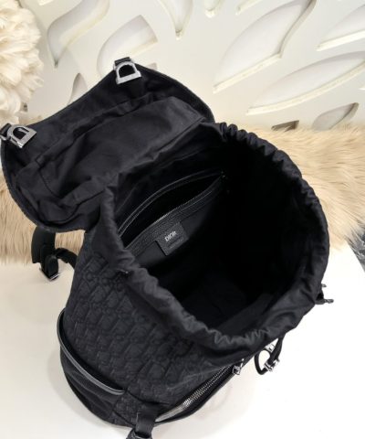 Replica Dior 8 Backpack With Flap Black - 1:1 premium replica handbag