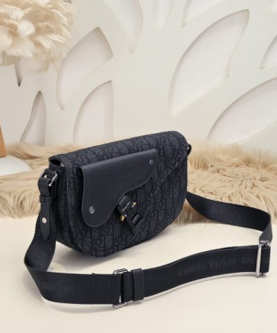Replica Dior Saddle Messenger Black Classic