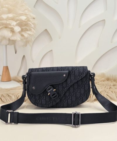 Replica Dior Saddle Messenger Black Classic
