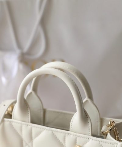 Replica Dior Tote Book Mini White - 1:1 premium replica handbag