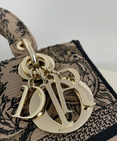 Replica Lady Dior D – Lite Beige Zodiac - affordable luxury replica bag