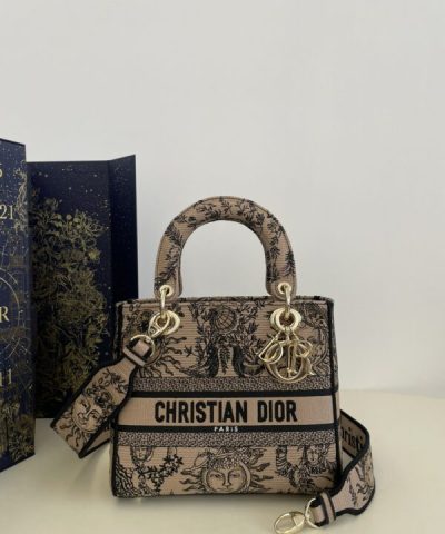 Replica Lady Dior D – Lite Beige Zodiac