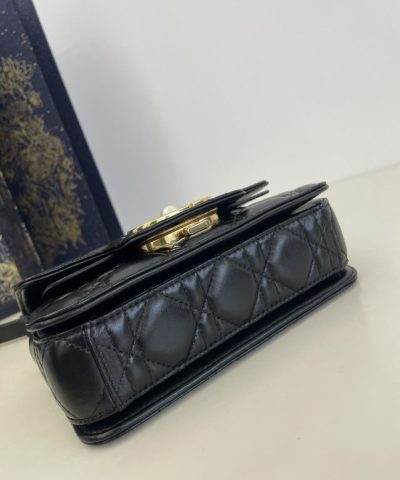 Dior Jolie Top Handle Black - elite factory replica handbag