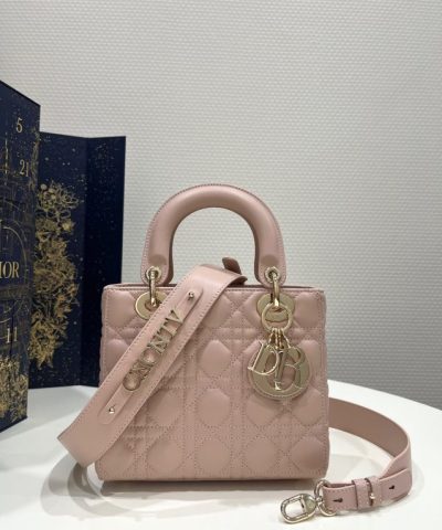 Replica Lady Dior Powered Pink Abc - affordable luxury replica bag
