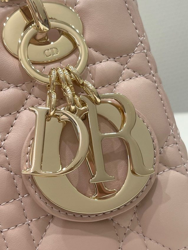 Replica Lady Dior Powered Pink Abc - premium superclone handbag