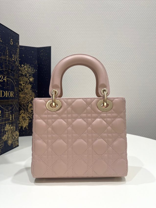 Replica Lady Dior Powered Pink Abc - affordable luxury replica bag