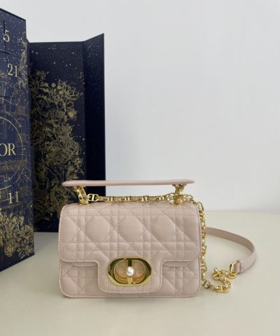 Replica Dior Jolie Top Handle Pink - high-quality designer bag dupe