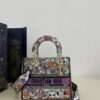Replica Lady Dior D – Lite Purple Flowers - 1:1 premium replica handbag