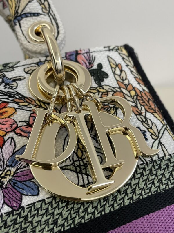 Replica Lady Dior D – Lite Purple Flowers - high-end replica designer purse