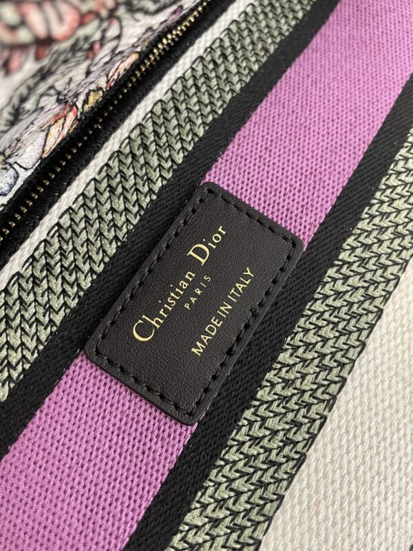 Replica Lady Dior D – Lite Purple Flowers - premium superclone handbag