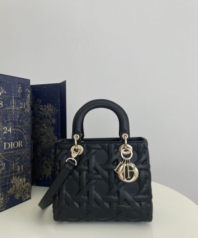 Replica Lady Dior Medium Black