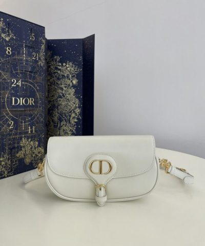 Replica Dior Bobby East – West White - elite factory replica handbag