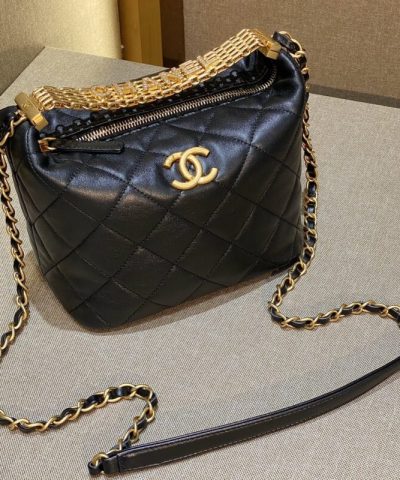CHANEL 22s Hobo Rhinestone - 1:1 premium replica handbag