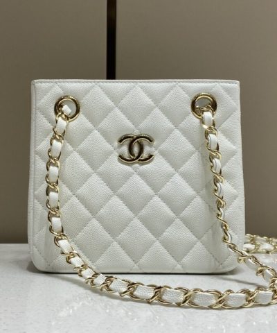 CHANEL 22S Hubo Bag White