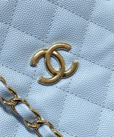 CHANEL 22S Hubo Bag Light Blue