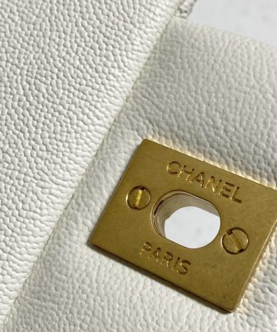 CHANEL CF Handle White