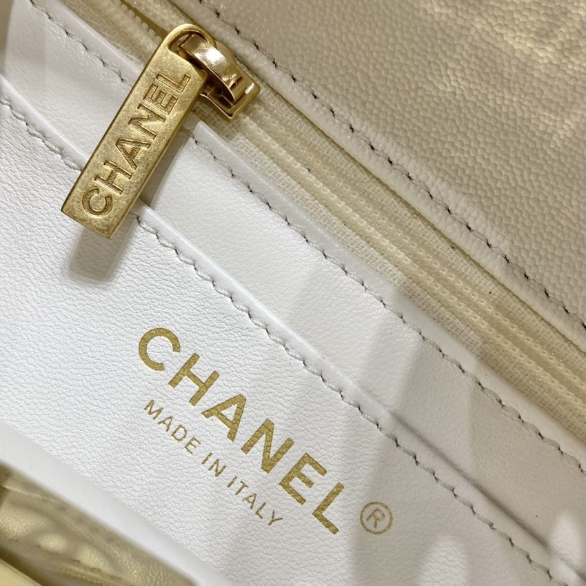 CHANEL CF Handle White