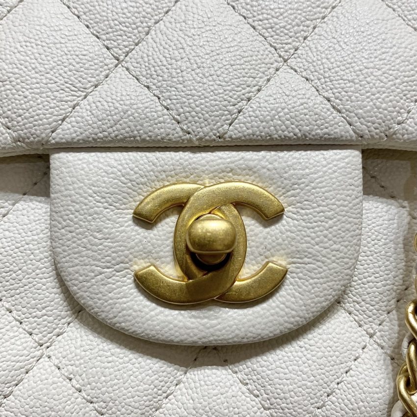 CHANEL CF Handle White