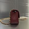 CHANEL Classic Flap 20cm Burgundy - 1:1 premium replica handbag