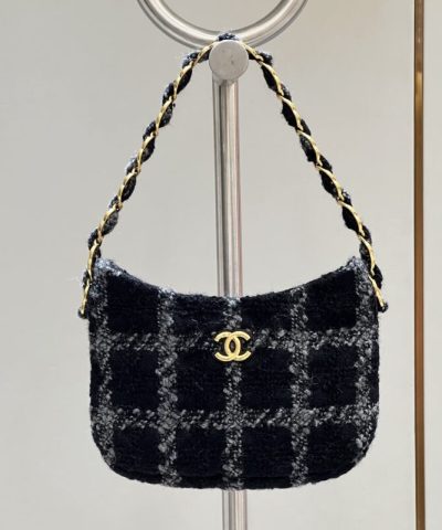 CHANEL 22k Woolen Hobo - premium superclone handbag
