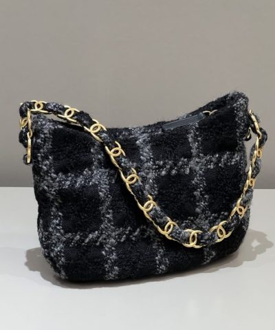 CHANEL 22k Woolen Hobo - premium superclone handbag