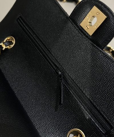CHANEL Classic Flap 23cm Black Caviar