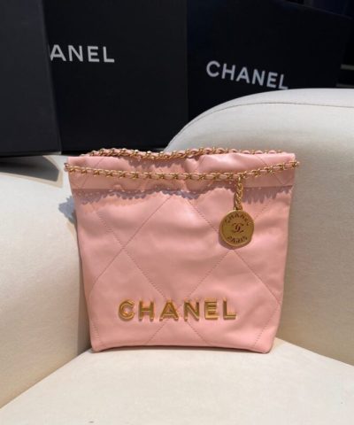 CHANEL 23s Mini Garbage Bag Pink - high-end replica designer purse