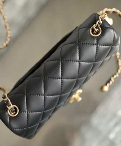 CHANEL CF 17cm Golden Ball Black - 1:1 premium replica handbag