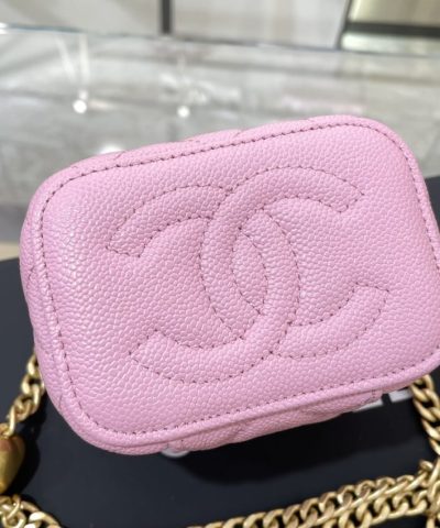 CHANEL 23P Lipstick Bag Pink - affordable luxury replica bag
