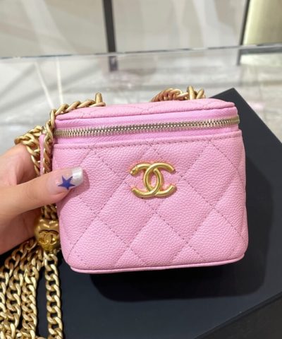 CHANEL 23P Lipstick Bag Pink - premium superclone handbag