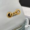 CHANEL 23S Camellia Square Light Blue