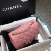 CHANEL Classic Flap 17cm Pink