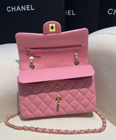 CHANEL Classic Flap 23cm Pink