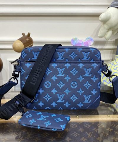Replica Louis Vuitton Trio Messenger Blue
