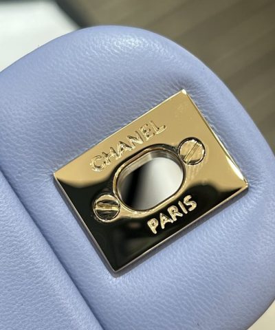 CHANEL Classic Flap 23cm Light Blue - affordable luxury replica bag