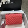 CHANEL Classic Flap V 20cm Red - high-quality designer bag dupe