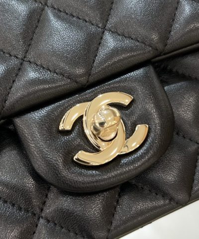 CHANEL Classic Flap 20cm Black - 1:1 premium replica handbag