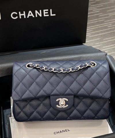 CHANEL Classic Flap 23cm Sea Blue - high-end replica designer purse