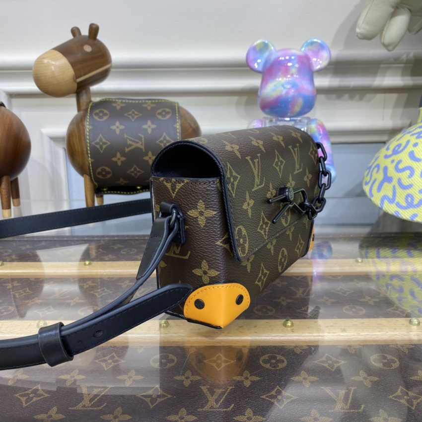 Replica Louis Vuitton Steamer Wearable Wallet Brown&Yellow