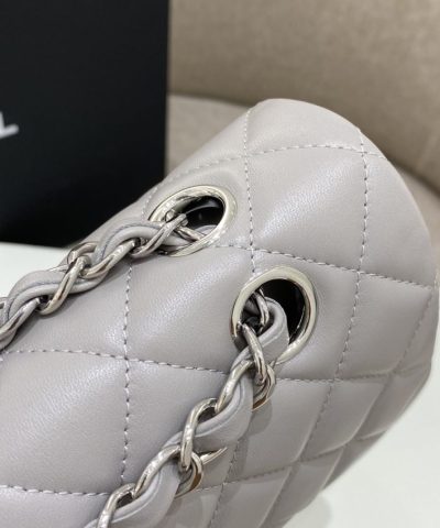 CHANEL Classic Flap 23cm Dove Grey