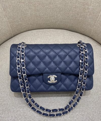 CHANEL Classic Flap 25cm Sea Blue - designer handbag clone