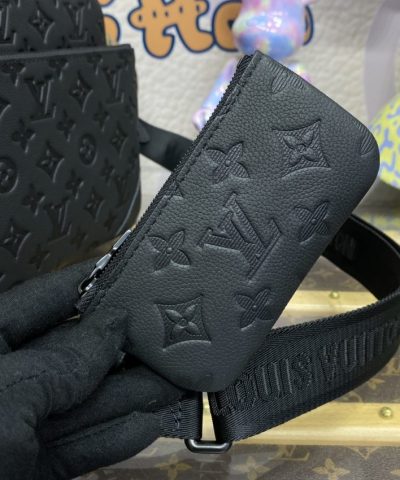 Replica Louis Vuitton Trio Messenger Full Black