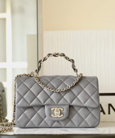 Replica Chanel Cf 20 Cm Handle Beige - 1:1 premium replica handbag