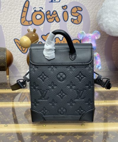 Replica Louis Vuitton Nano Steamer Black - designer handbag clone