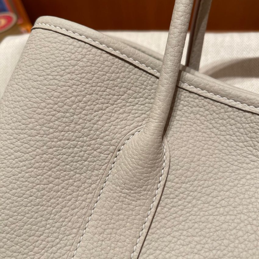 Replica Hermès Garden Party 30Cm Clacier White